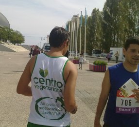 Centro Vegetariano na Meia Maratona de Portugal