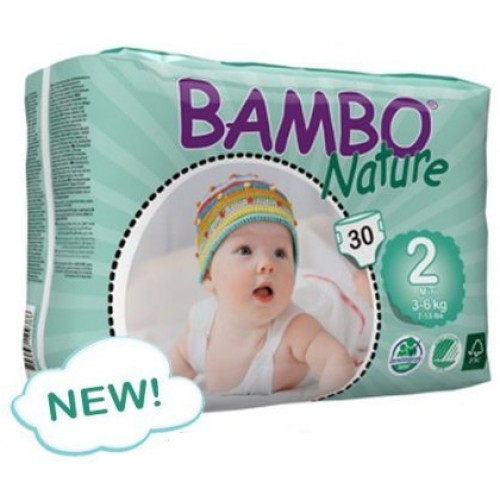 Fraldas Bambo Nature Eco-descartveis Mini 3-6Kg