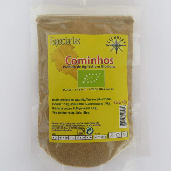 Cominhos biolgicos em p Biodharma 40 g