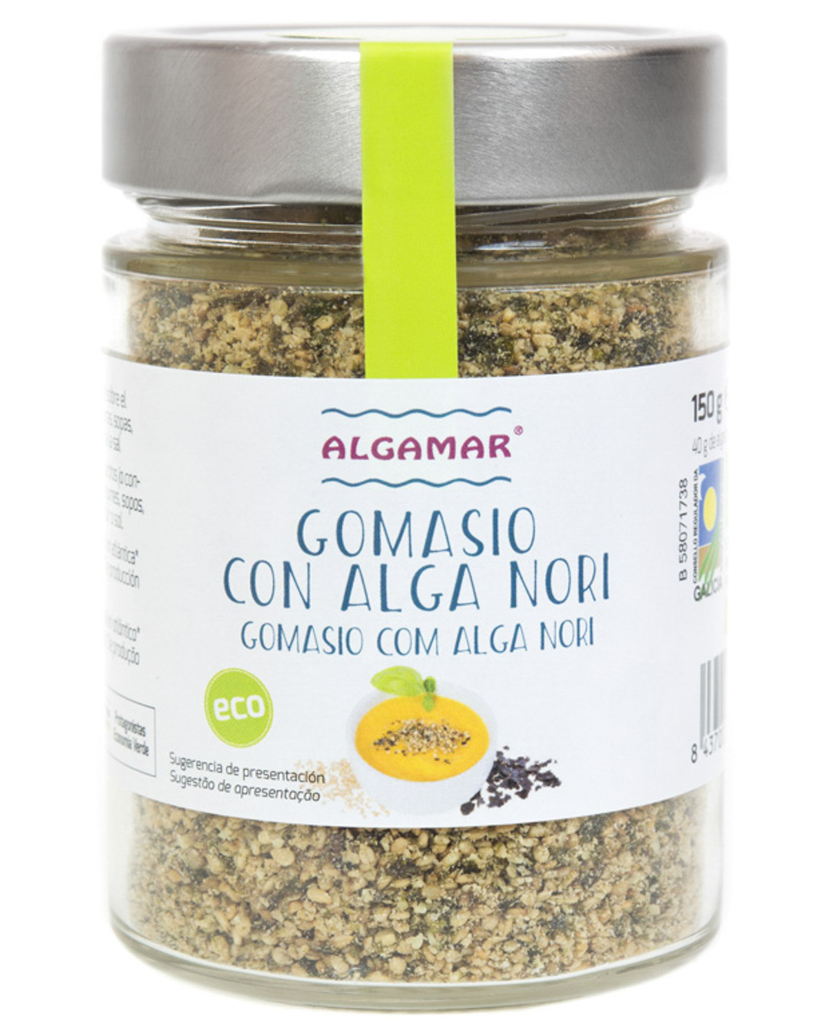 Gomsio com Alga Nori BIO 150g