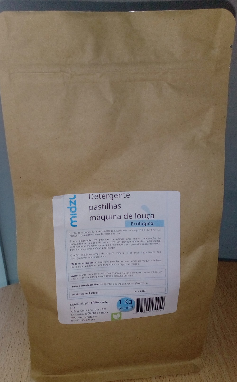 Detergente pastilhas mquina de loua 1 Kg