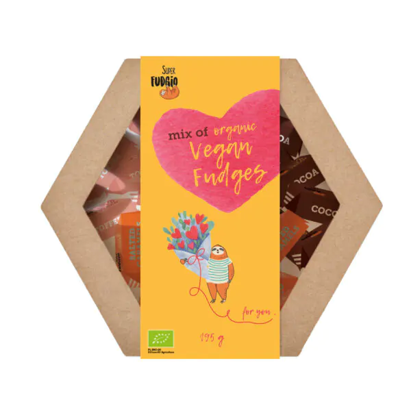 Caixa presente especial com Mix de caramelos BIO