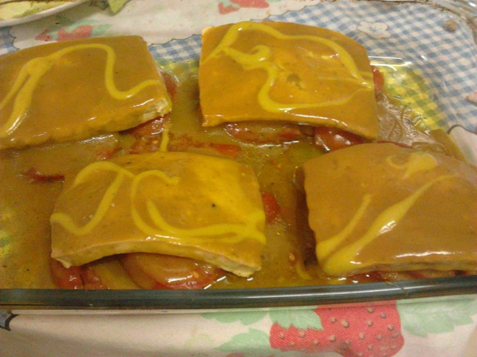 Tofu com Molho de Mostarda