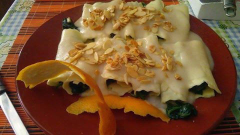 Cannelloni de espinafres